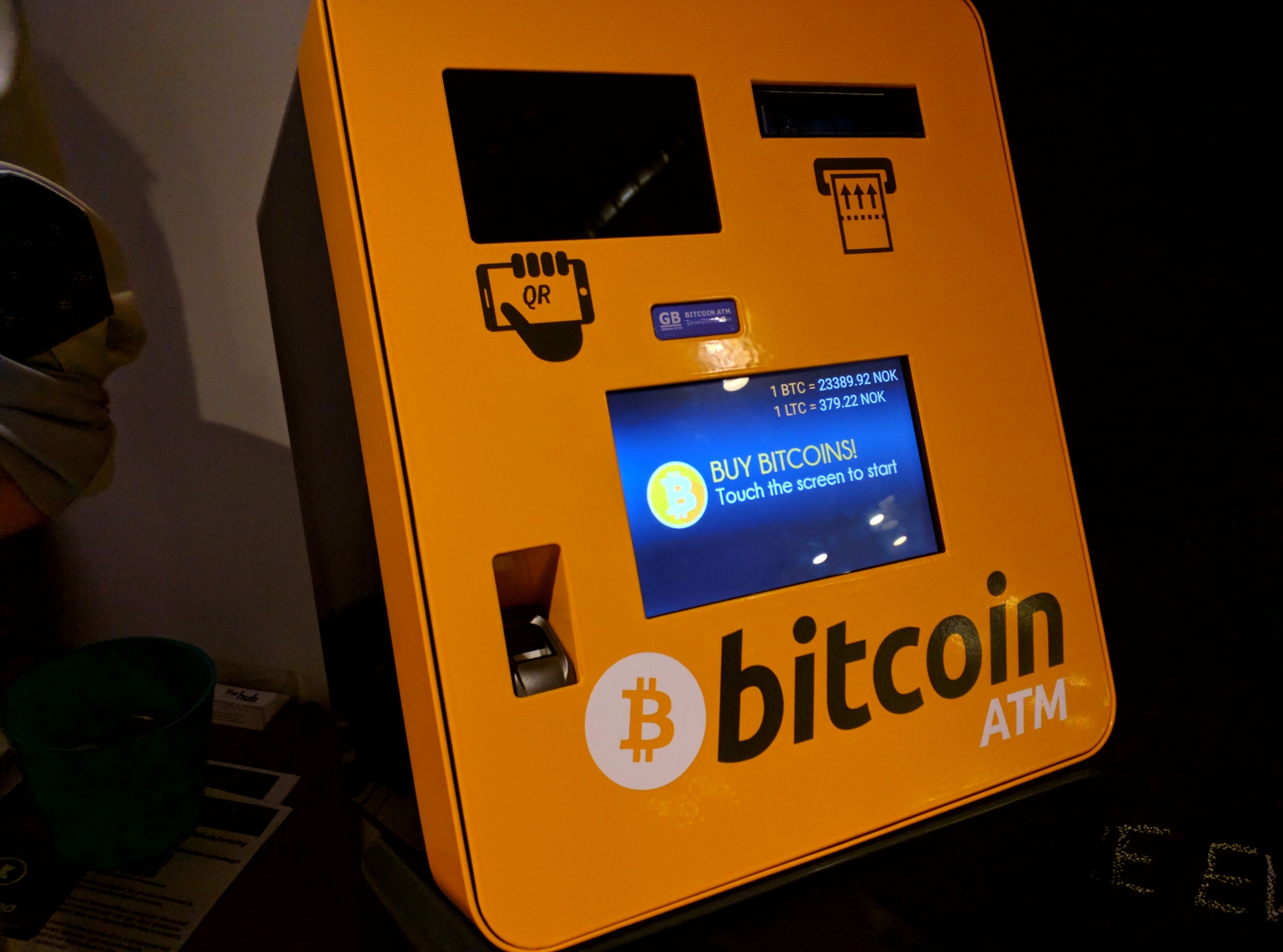 Typy Bitcoin bankomatov